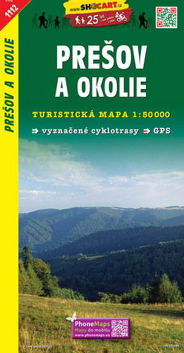 Prešov a okolie - TM 1112 - 1:50 000