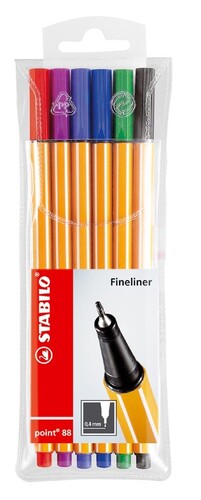 Liner Stabilo point 88 6 ks