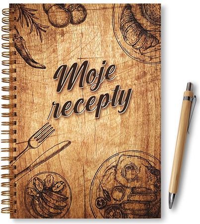 Kniha Moje recepty - zápisník