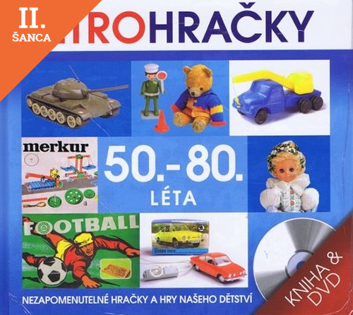 Lacná kniha Retro Hračky DVD+kniha