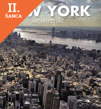 Lacná kniha New York Architecture (kocka)