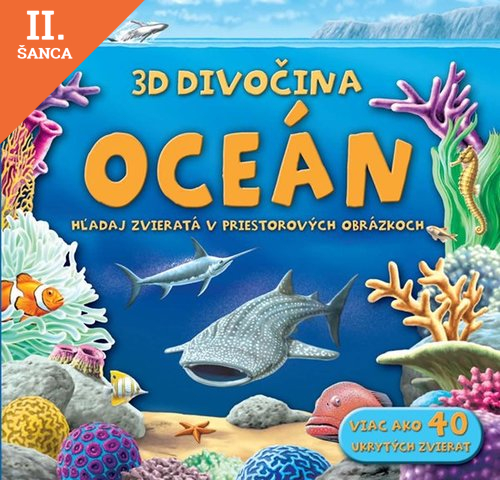 Lacná kniha Oceán (3D Divočina)