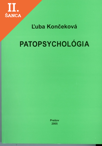 Lacná kniha Patopsychológia