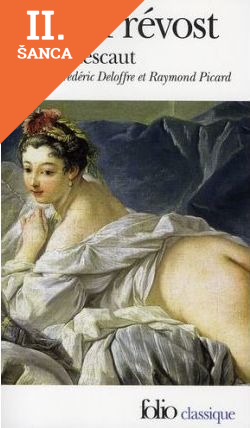 Lacná kniha Histoire du chevalier Des Grieux et de Manon Lescaut