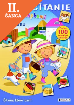 Lacná kniha Prvé čítanie so samolepkami - Na statku