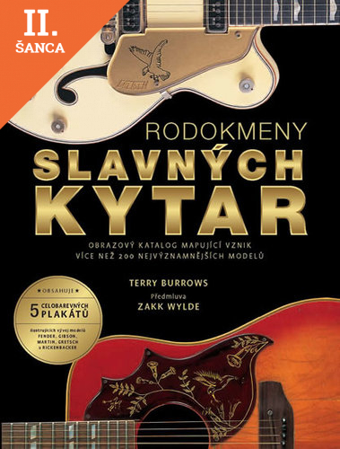 Lacná kniha Rodokmeny slavných kytar (čeština)