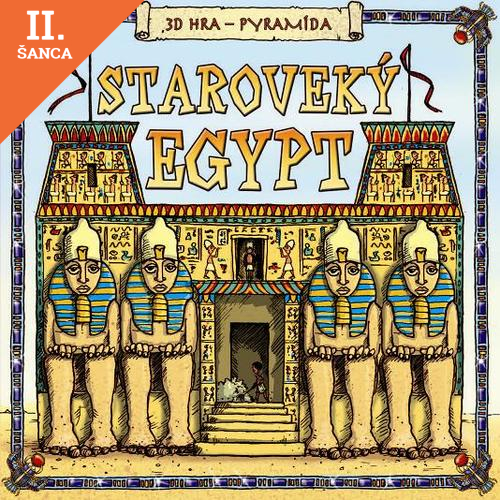 Lacná kniha Staroveký Egypt + 3D hra