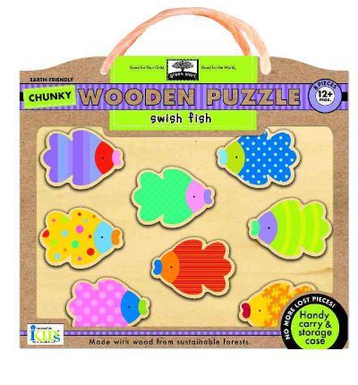 Swish fish Wooden Puzzle