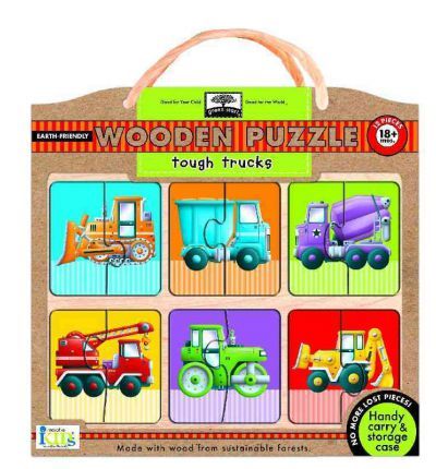 Tough Trucks: Wooden Puzzle