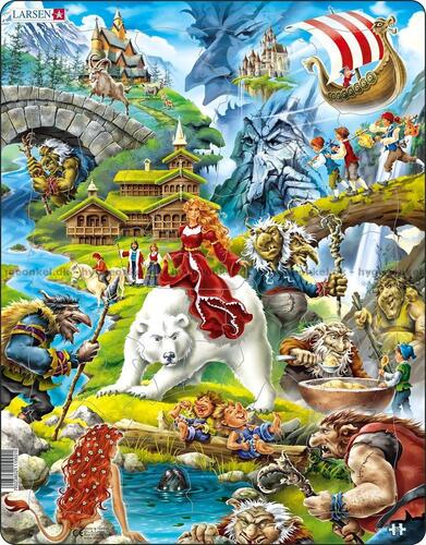 Puzzle Rozprávky Larsen US23-ZZ