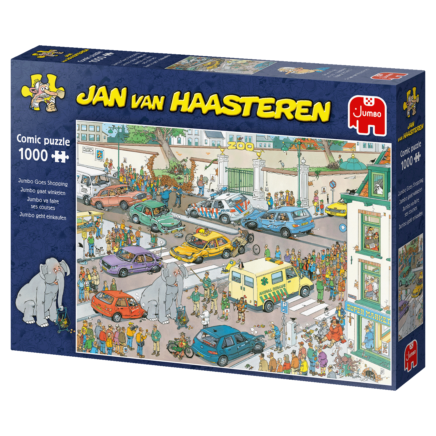 Puzzle Dopravná zápcha 1000 Jan van Haasteren