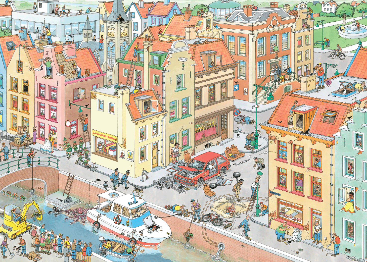 Puzzle Chýbajúci kúsok 1000 Jan van Haasteren
