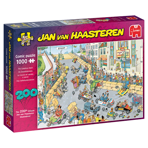 Puzzle Bláznivé preteky 1000 Jan van Haasteren