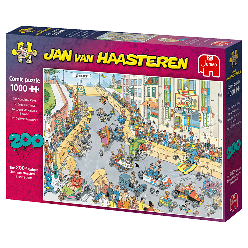 Puzzle Bláznivé preteky 1000 Jan van Haasteren