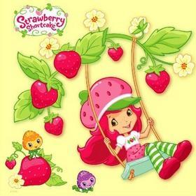 Strawberry - omalovánka 21x21cm