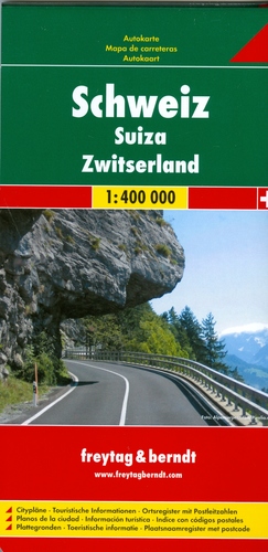 Švajčiarsko 1:400 000 - Automapa