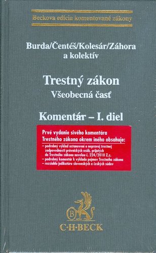 Trestný zákon - Komentár I. diel