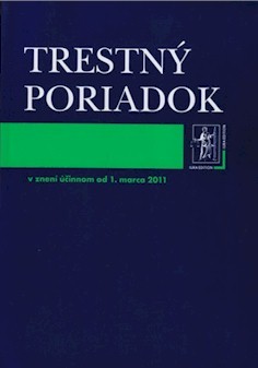 Trestný poriadok účinný od 1. 3. 2011