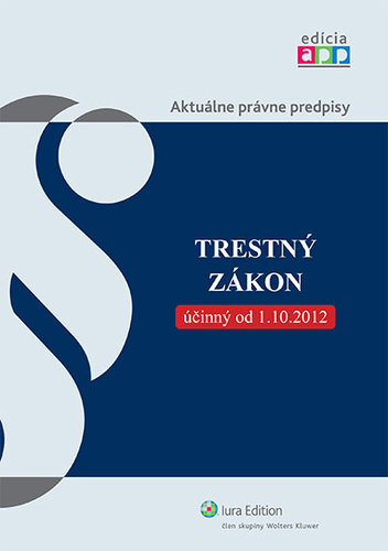 Trestný zákon účinný od 1.10.2012