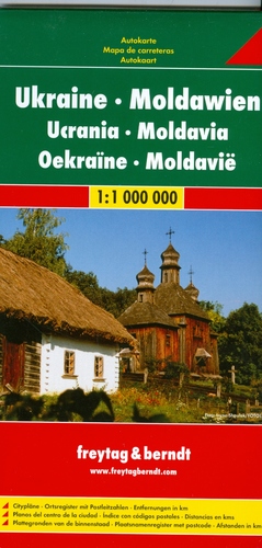Ukrajina, Moldavsko 1:1 000 000 - Automapa