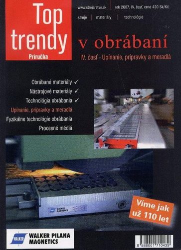 Kniha Top trendy v obrábaní IV. časť - upínanie, prípravky a meradlá