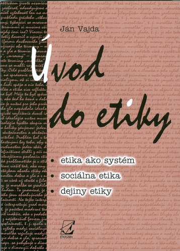 Kniha Úvod do Etiky - Ján Vajda