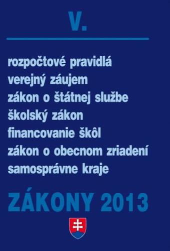 Zákony 2013 V.