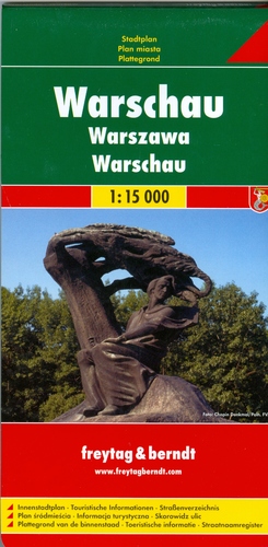 Varšava 1:15 000 - plán mesta