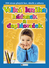 Velká kniha hádanek a doplňovaček - modrá