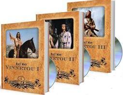 Vinnetou Balíček 3 ks + 3 DVD