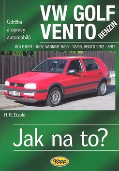 Kniha VW Golf III/Vento benzin - 9/91 - 12/98 - Jak na to? - 19.