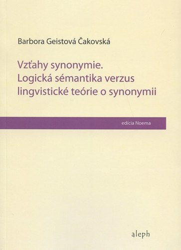 Vzťahy synonymie - Barbora Čakovská Geistová