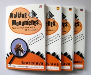 Kniha Walking Monuments - anglicky - puzzle tour for kids of all ages - Ľubomír Okruhlica