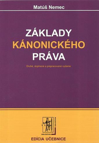 Základy kánonického práva 2. vydanie