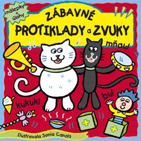 Kniha Nálepky a úlohy: Zábavné protiklady a zvuky