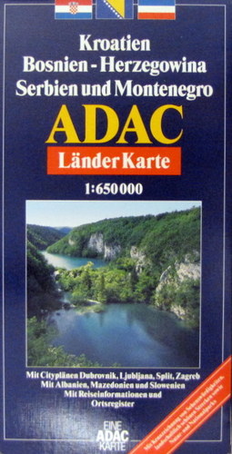 Západní Balkán 1: 750 000