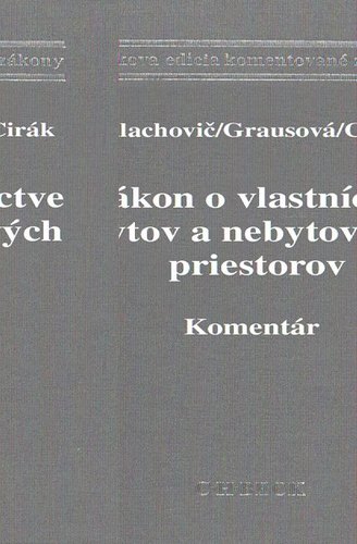 Zákon o vlastníctve bytov a nebytových priestorov. Komentár