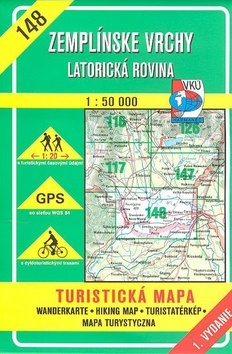 Kniha Zemplínské vrchy Latorická rovina 1 : 50 000