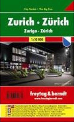 Zurich 1:10 000 - plán centra