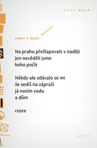 Kniha Domy v řadě
