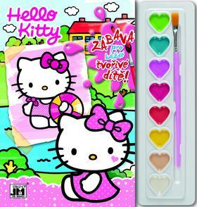 Hello Kitty omalovánka s vodovkami