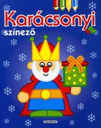 Karácsonyi színező (kék)