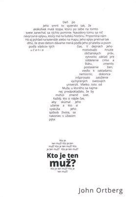 Kniha Kto je ten muž? - John Ortberg