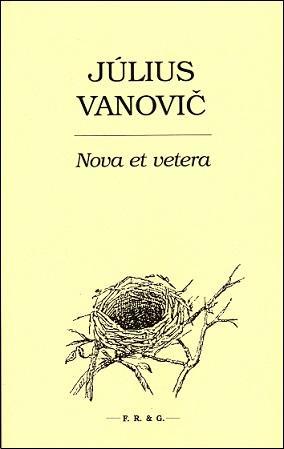 Kniha Nova et vetera - Július Vanovič