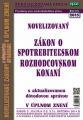 NZ 5 2015 o spotrebiteľskom rozhodcovskom konaní
