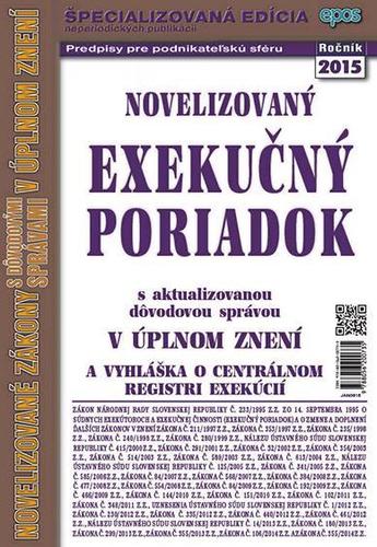 NZ 6 2015 Exekučný poriadok
