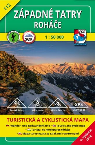 Kniha Západné Tatry - Roháče - TM 112 - 1: 50 000