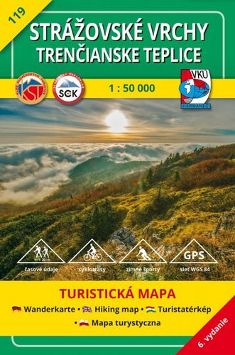 Kniha Strážovské vrchy - Trenčianske Teplice - TM 119 - 1: 50 000