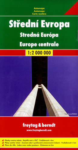 Stredná Európa automapa 1:2 MIL