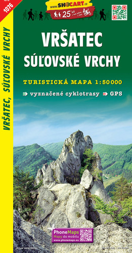 Kniha Vršatec, Súľovské vrchy - TM1076 - 1:50 000 - Kolektív autorov